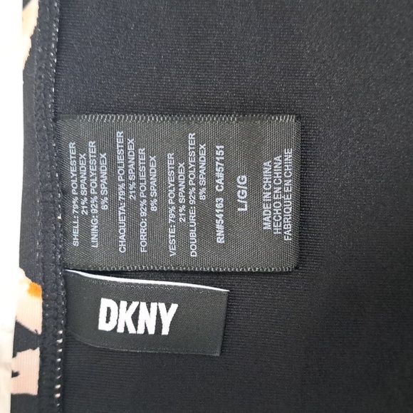 DKNY Printed Side Tie Bikini Bottom Swimsuit - Picture 10 of 12